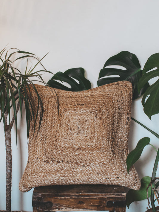 Square Boho Jute