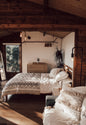 'The Shore Lark' Grey Textured Throw