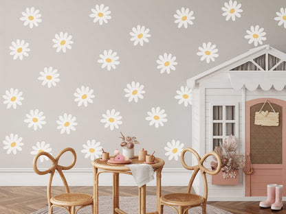 Daisy Flower Wall Decals | Nursery Decal Vinyl | Wall Decal | Wall Sticker